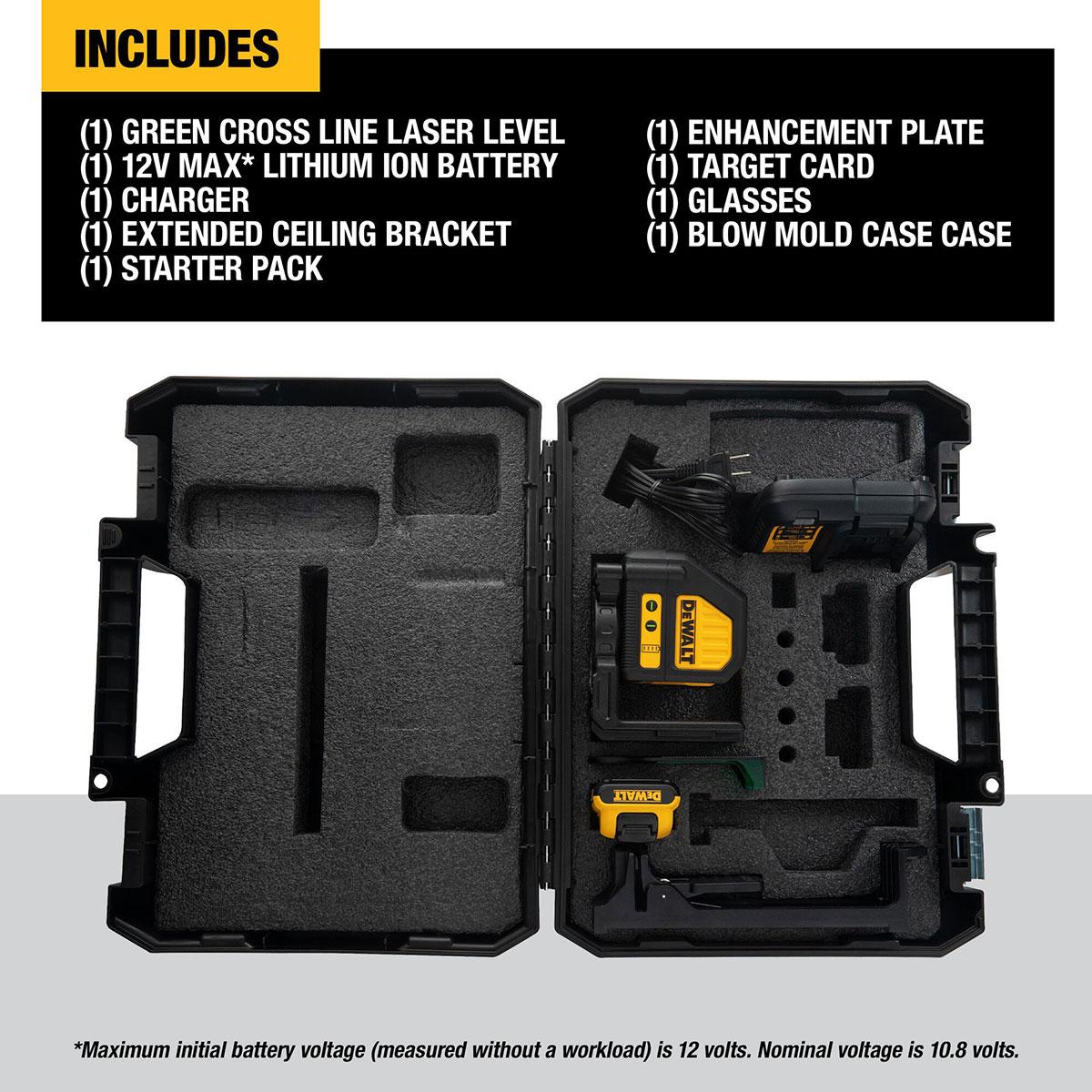 DeWalt 12V MAX Green Cross Laser